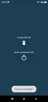 Tiny Flashlight android App screenshot 2